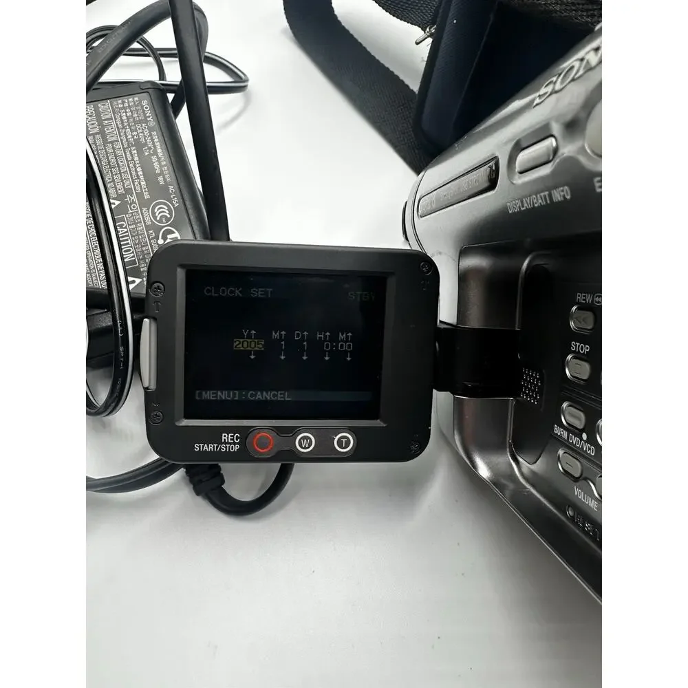 Sony PAL Handycam Digital8 Camcorder - Video Transfer (DCR-TRV285E)